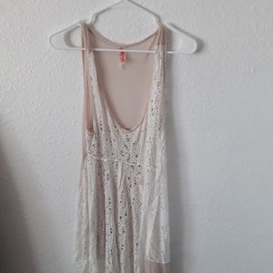 floral/sheer free people dress